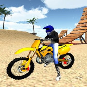 Motocross Beach Stunts Gas 3D