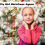 Pretty Girl Christmas Jigsaw