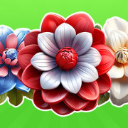 Merge Flowers in 2D!