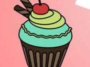 Yummy Cupcake Coloring